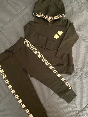 Bums and Roses ‘What The Spade’ Bamboo Hooded Jogger Set